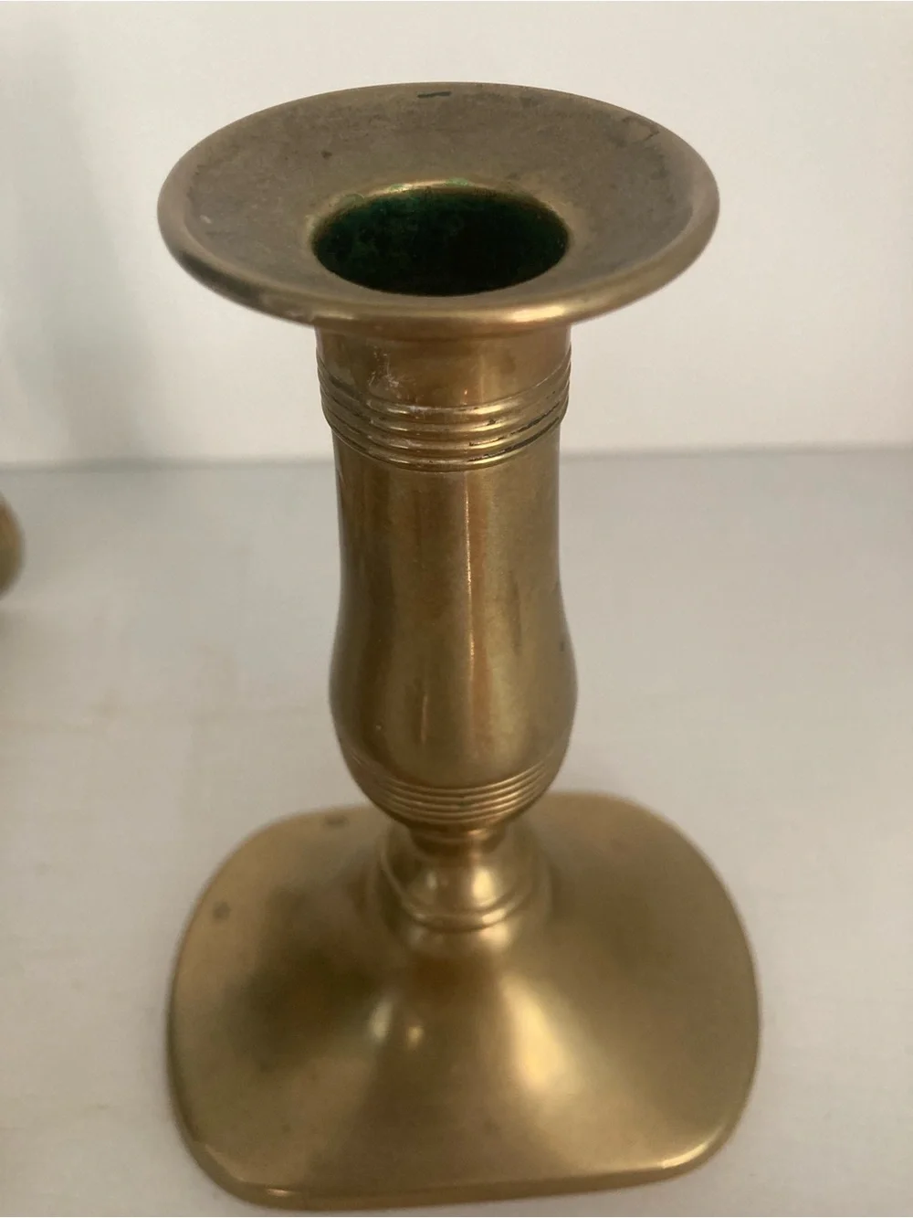 Vintage | Brass Finish Candlestick Pair - Classic Home Accents